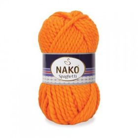 Nako 93 Spaghetti Turuncu Örgü İpi