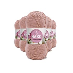 Nako 97545 Pudra 5 Adet Cotton Lüks Yelek Tunik Kazak Bluz Hırka İpi Yünü