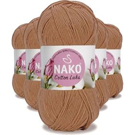 Nako 97557 5 Adet Soğan Kabuğu Cotton Lüks Yelek Tunik Kazak Bluz Hırka İpi Yünü