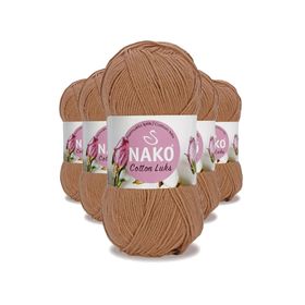 Nako 97557 5 Adet Soğan Kabuğu Cotton Lüks Yelek Tunik Kazak Bluz Hırka İpi Yünü