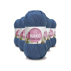 Nako 97563 Denim 5 Adet Cotton Lüks Yelek Tunik Kazak Bluz Hırka İpi Yünü
