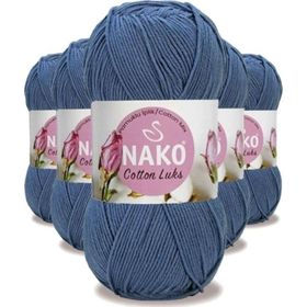 Nako 97563 Denim 5 Adet Cotton Lüks Yelek Tunik Kazak Bluz Hırka İpi Yünü