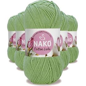 Nako 97578 Çağla 5 Adet Cotton Lüks Yelek Tunik Kazak Bluz Hırka İpi Yünü
