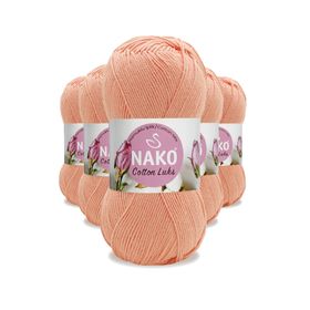 Nako 97594 5 Adet Somon Cotton Lüks Yelek Tunik Kazak Bluz Hırka İpi Yünü