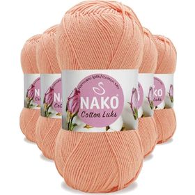 Nako 97594 5 Adet Somon Cotton Lüks Yelek Tunik Kazak Bluz Hırka İpi Yünü