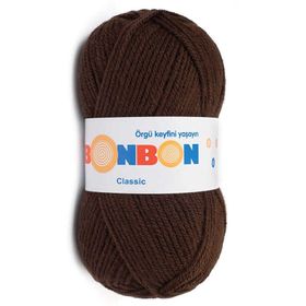 Nako 98219 Bonbon Klasik Kahverengi İp