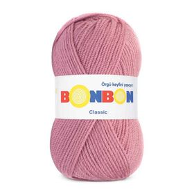 Nako 98224 Bonbon Klasik Gül Kurusu İp