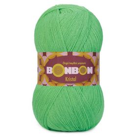 Nako 98395 Neon Yeşil Bonbon Kristal 100 gr El Örgü İpi