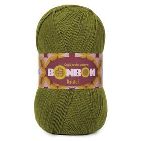 Nako 98687 Kına Yeşili Bonbon Kristal 100 gr El Örgü İpi