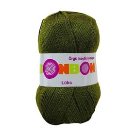 Nako 98687 Kına Yeşili Bonbon Kristal 100 gr El Örgü İpi