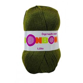 Nako 98687 Kına Yeşili Bonbon Kristal 100 gr El Örgü İpi