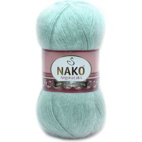 Nako Angora Lüks 10023 Royal Mint El Örgü İpi