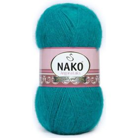 Nako Angora Lüks 10171 Petrol El Örgü İpi