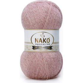 Nako Angora Lüks 10275 Pinkish Powder El Örgü Ipi