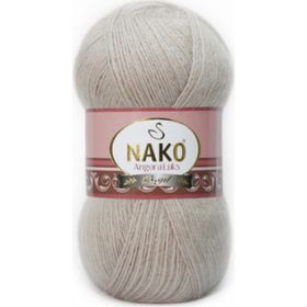 Nako Angora Lüks 10344 Bej El Örgü İpi