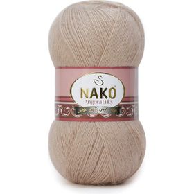 Nako Angora Lüks 11053 Milky Coffee El Örgü Ipi