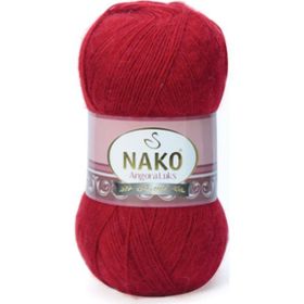 Nako Angora Lüks 1175 Dark Red El Örgü Ipi
