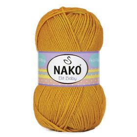 Nako Angora Lüks 1636 Parlak Altın El Örgü İpi