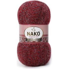 Nako Angora Lüks 21359 Bordo Muline El Örgü İpi