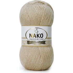 Nako Angora Lüks Simli 6858se Kum El Örgü İpi