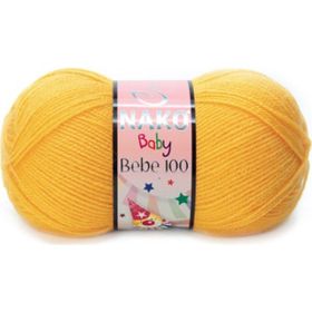 Nako Bebe 100 184 Yellow El Örgü İpi
