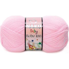 Nako Bebe 100 2197 Açık Pembe Örgü İpi