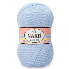 Nako Bebe 100 23070 Bebe Mavi El Örgü İpi