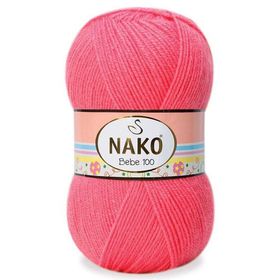 Nako Bebe 100 236 Rose Pink El Örgü İpi