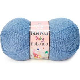 Nako Bebe 100 2488 Airforce Blue El Örgü İpi