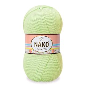Nako Bebe 100 5819 Tomurcuk Yeşili Örgü İpi