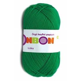 Nako Bonbon 98410 Canlı Yeşil Lüks El Örgü İpi