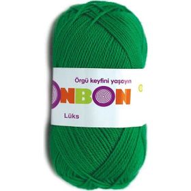 Nako Bonbon 98410 Canlı Yeşil Lüks El Örgü İpi
