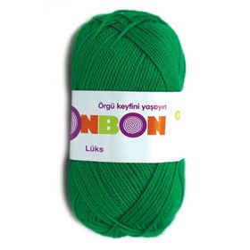 Nako Bonbon 98410 Canlı Yeşil Lüks El Örgü İpi