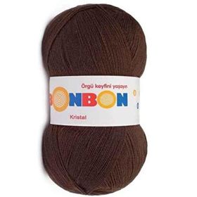 Nako Bonbon Kristal 98219 Kahverengi Örgü Lif İpi