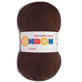 Nako Bonbon Kristal 98219 Kahverengi Örgü Lif İpi