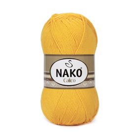 Nako Calico 4285 Sarı El Örgü İpi