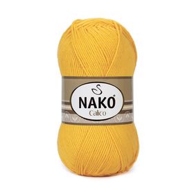 Nako Calico 4285 Sarı El Örgü İpi