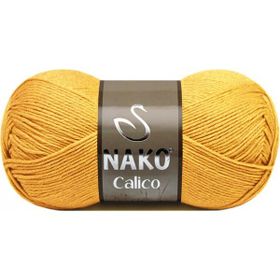 Nako Calico 4285 Yellow El Örgü İpi