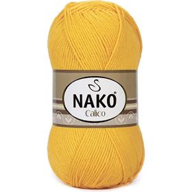 Nako Calico 4285 Yellow El Örgü İpi