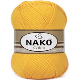 Nako Calico 4285 Yellow El Örgü İpi