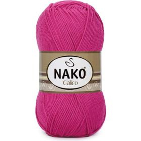 Nako Calico 4569 Fuchsia El Örgü İpi