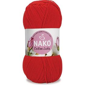 Nako Cotton 97573 Kırmızı Örgü İpi