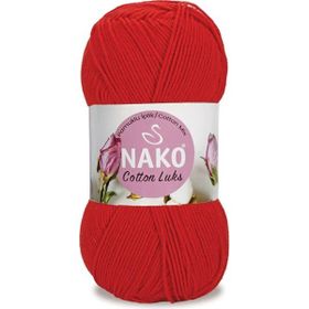 Nako Cotton 97573 Kırmızı Örgü İpi