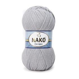 Nako Denim 10070 Açık Gri El Örgü İpi