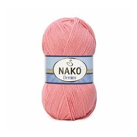 Nako Denim 11452 Açık Koral El Örgü İpi