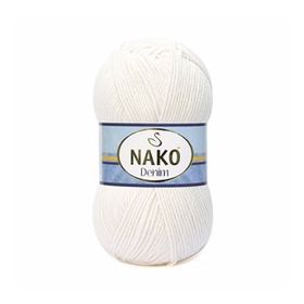 Nako Denim 11572 Ekru Örgü İpi