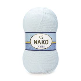 Nako Denim 208 Beyaz El Örgü İpi