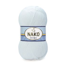 Nako Denim 208 Beyaz El Örgü İpi