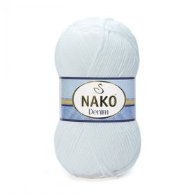 Nako Denim 208 Beyaz El Örgü İpi