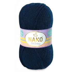 Nako Elit Baby 10094 Lacivert El Örgü İpi
